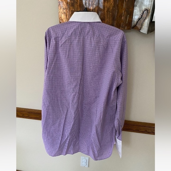 Mens’s PINK purple dress shirt 16 1/2 36 - Picture 2 of 4